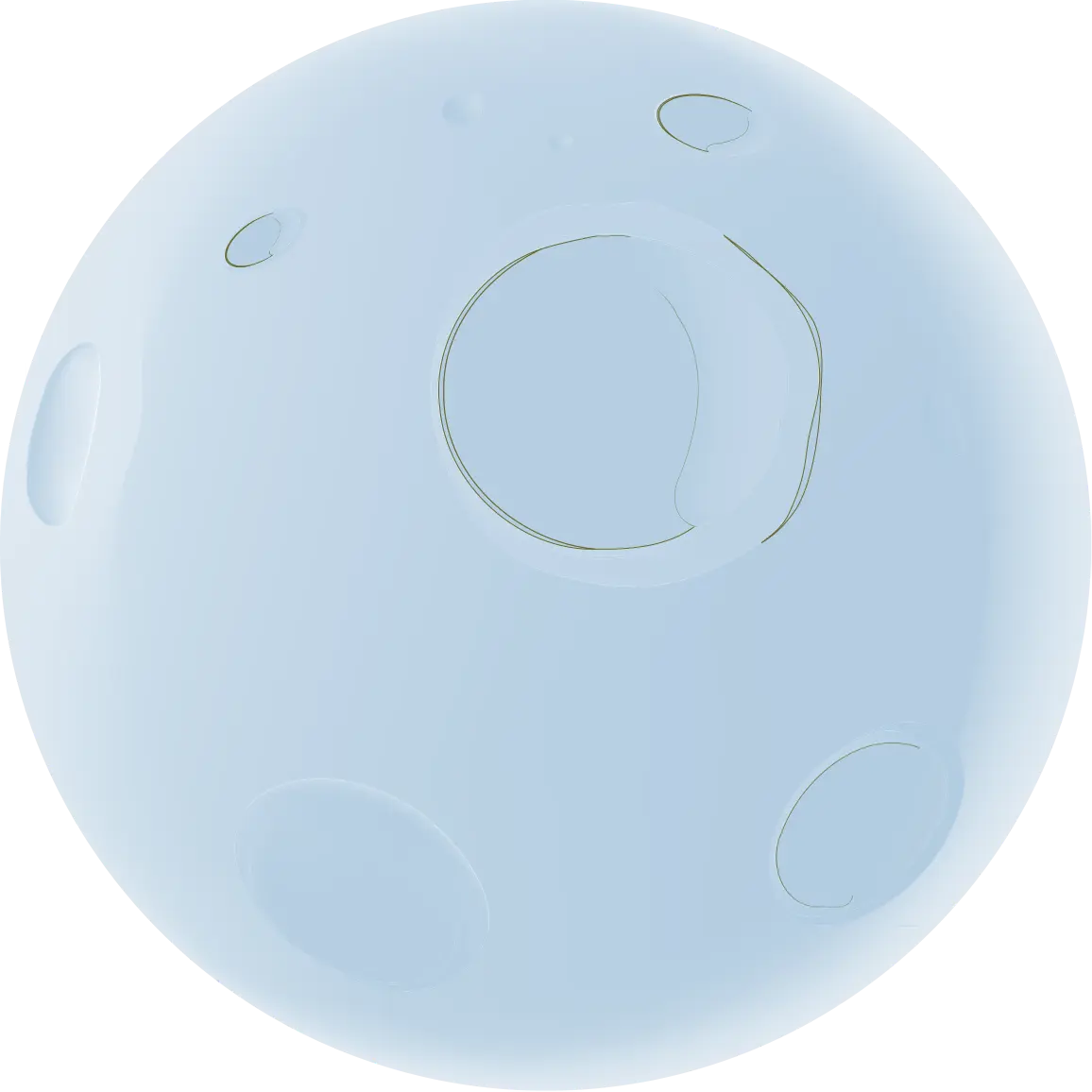 Stylized moon illustration